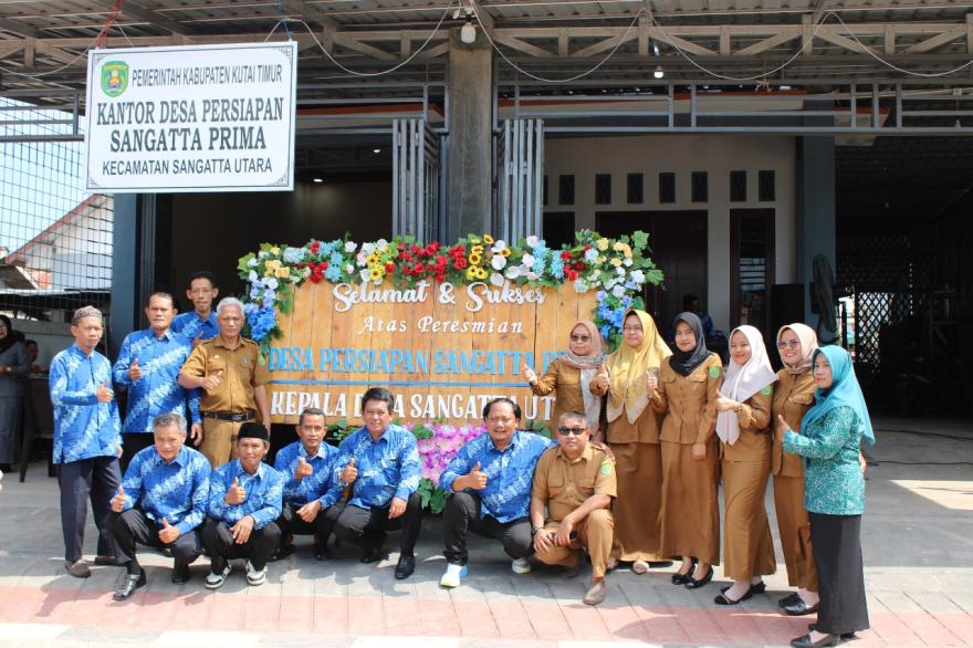 Diresmikan! Desa Persiapan Sangatta Prima Siap Mendorong Pertumbuhan Baru
